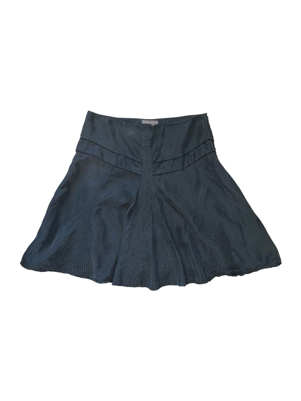 Tristan & Iseut Dark Gray Midi Skirt